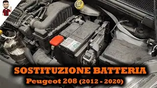 Sostituzione batteria Peugeot 208