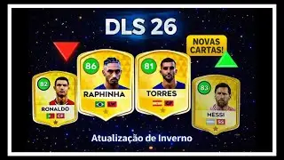  ATUALIZA&Ccedil;&Atilde;O DLS 26 MUDA TUDO! Novas cartas + Overalls atualizados! #DLSUpdate #dls26 #NovasCartas 