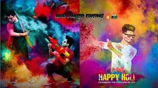 Holi Photo Editing 🔥📸📸#picsart #tahireditz #taukeereditz #vijaymahar #sonyjackson