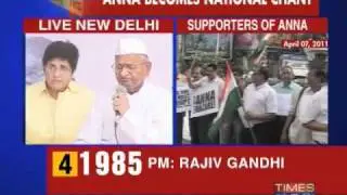 Anna calls for 'jail bharo' agitation