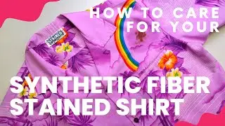 How to Care For Your STAINED Shirt - Synthetic Fiber Care Label