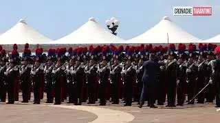 A Taranto il Giuramento congiunto del corso Normale Marescialli e degli allievi Carabinieri