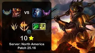 Jarvan IV Jungle vs Kindred - NA Challenger - Patch 25.16