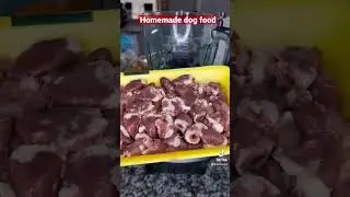 My recipe for homemade dog food.