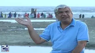 Dirty water damage beauty of Karachi Sea View