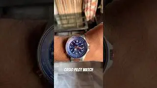 Casio MTP-SW320 Pilot Watch ✈️ #casio #aviation #pilotwatch #casiowatches #indianwatchcommunity