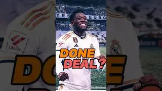 Alphonso Davies to Real Madrid Done Deal 🤝🏻 #football #soccer #realmadird #shorts