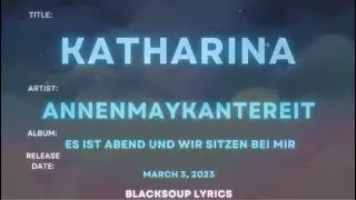 AnnenMayKantereit - Katharina Lyrics