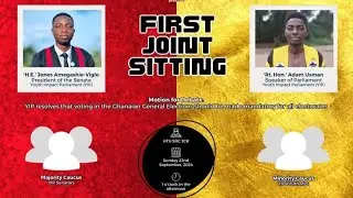 YIP First Joint Sitting (Second Sitting of Pilot Senate & Fourth Parliament) held on 22nd Sept, 2024