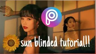 Easy Aesthetic Sun Blind Effect Tutorial in  Picsart | AngelurJoy