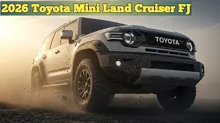 2026 Toyota Mini Land Cruiser FJ Revealed! Features, Price & Insane Off-Road Power