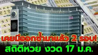 สถิติหวย ออกย้อนหลัง งวด 17 ม.ค.