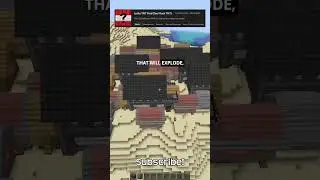 City Firework TNT Will Spawn A Town In Minecraft!