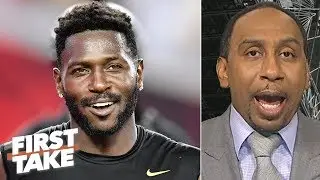 Antonio Brown 'embarrassed' himself with helmet issue, not worth the drama - Stephen A. | First Take