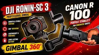 How to Set up dji ronin-sc gimbal and use l balance gimbal in hindi l for Canon R100 camera and dslr