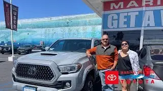 New Toyota Tacoma Purchased at Marina del Rey Toyota in Los Angeles June 2022