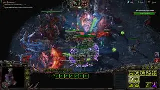 Starcraft Co-op - Void Thrashing Speedrun in 5:41 (Abathur+Dehaka P1, Brutal)