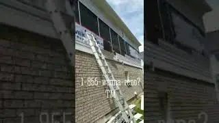 1-855-wanna-reno? Siding repair job done in Durham.ON (Whitby,Oshawa,Ajax,Pickering