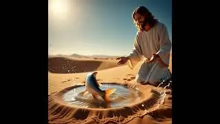 &ldquo;A fish struggling on dry sand&hellip; and the miracle of Jesus!&rdquo; #backtothebible #biblejournal #clicktopra