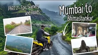 Biker Dream Route! Mumbai to Bhimashankar  - Part 2 | Malshej Ghat Scenic Ride & Mahadev Darshan