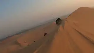 Bumper view, A Trackless track II trip UAE offroaders