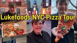 Lukefoods ENTIRE NYC Pizza Tour Compilation🍕