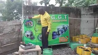 GGT Ghana- Great innovation from Ghana, pump bio-gas into your gas cylinder