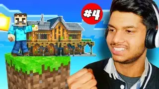 I Made Epic Barn In Minecraft ONEBLOCK 😂