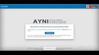 ACTUALIZAR MI LEGAJO PERSONAL EN LA PLATAFORMA AYNI.