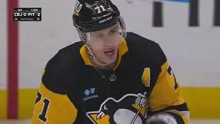 Evgeni Malkin scores goal against Jet Greaves / 5.03.2024
