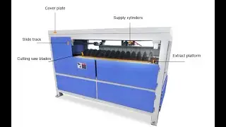 Multi blade saw/wood block cut off saw/wood block cutting machine