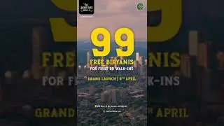 Biryaniwalla Downtown | 99 Free Biryanis for First 99 WALK-INS #biryaniwalla #toronto