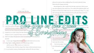 🖊️ professional line edits on my novella 🌊 the sea at the end of everything