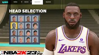 NBA 2K23 LEBRON JAMES FACE CREATION! BEST FACE CREATION 2K23