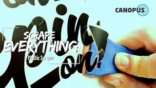 Plastic Razor Scraper Tool with 10 Plastic Razor Blades