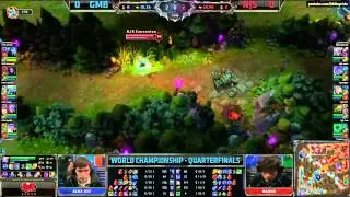 Gambit vs NaJin Black Sword Game 1 (S3 World Championship Quarterfinals)