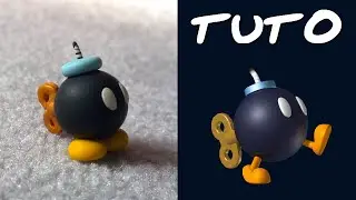TUTO FIMO | Bob Omb (de Mario) ◊ FACILE ◊
