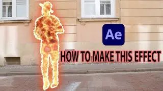 🔥 Dancing Man Fire Effect Tutorial | Auto Brush + Auto Trace + Saber Effect | After Effects Urdu