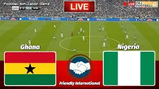 🔴Ghana Vs Nigeria | World Friendly International Football Match | Simulation PES 21 #friendlymatch