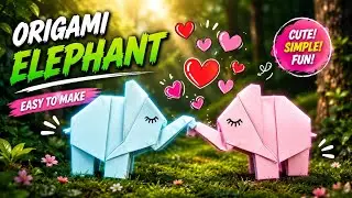 Easy Origami Elephant - Paper Elephant instructions