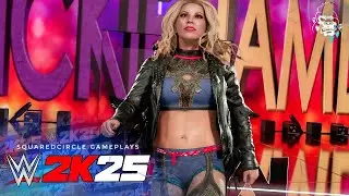 WWE 2K25 Микки Джеймс с темой выхода и набором графических эффектов | Новые обновления WWE 2K25