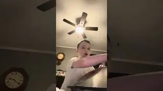Playing some hand pan music
