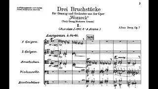 Alban Berg - Three Fragments from 'Wozzeck' (Audio + Full Score)