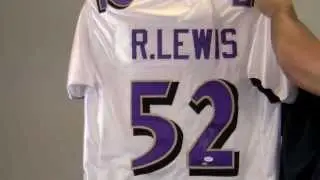 Ray Lewis Autographed Jersey - JSA Witness