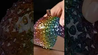 Cutting Glass Fruit Lychee ASMR&hearts;️🌈🌌 #asmrsounds #asmr #satisfyingvideo #satisfyingsounds #glassfruit