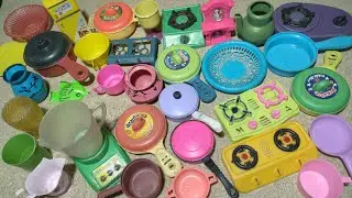 asmr to fall asleep to unboxing superb colorful mini cooking utensils toy