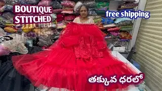 Most trending exclusive customised boutique stitched lehangas croptops long frocks