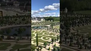 Insane view of the gardens at Versailles Palace, France
