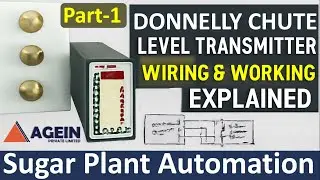 Donnelly Chute Level Transmitter & Sensor Wiring | Capacitive Type Level Measurement System | Part-1
