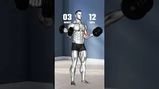 Rutina de Brazos 100% EFECTIVA: B&iacute;ceps y Tr&iacute;ceps con mancuernas. 💪